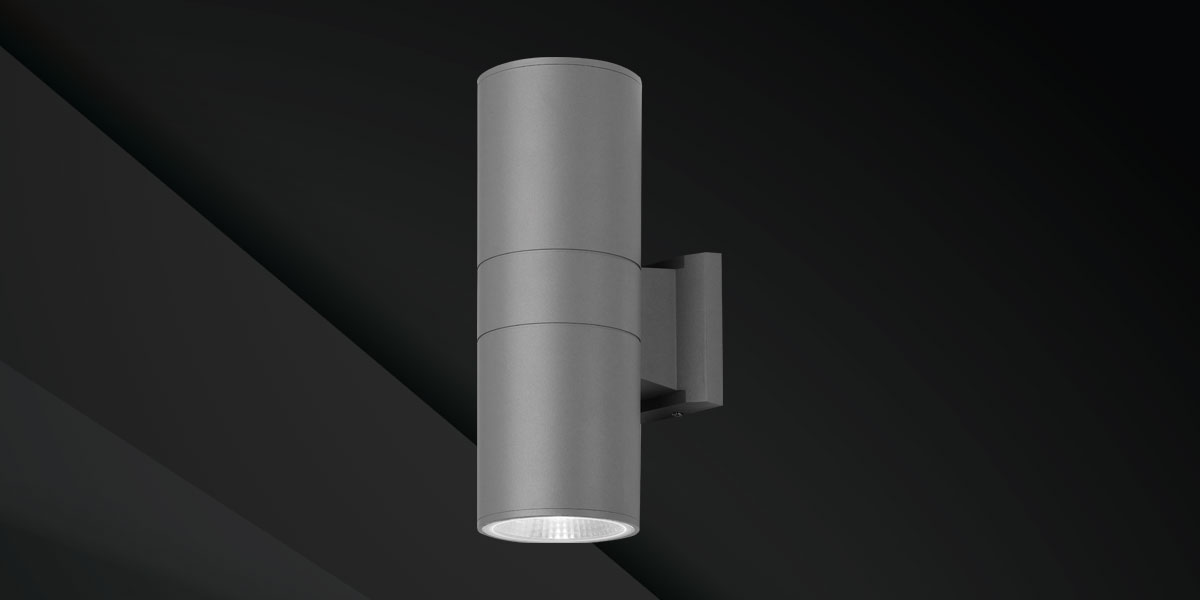 tegral up down exterior wall light